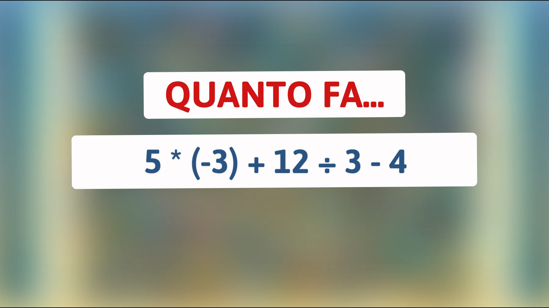 "Svelato l'enigma che sta facendo impazzire anche le menti più brillanti: riesci a risolverlo?""