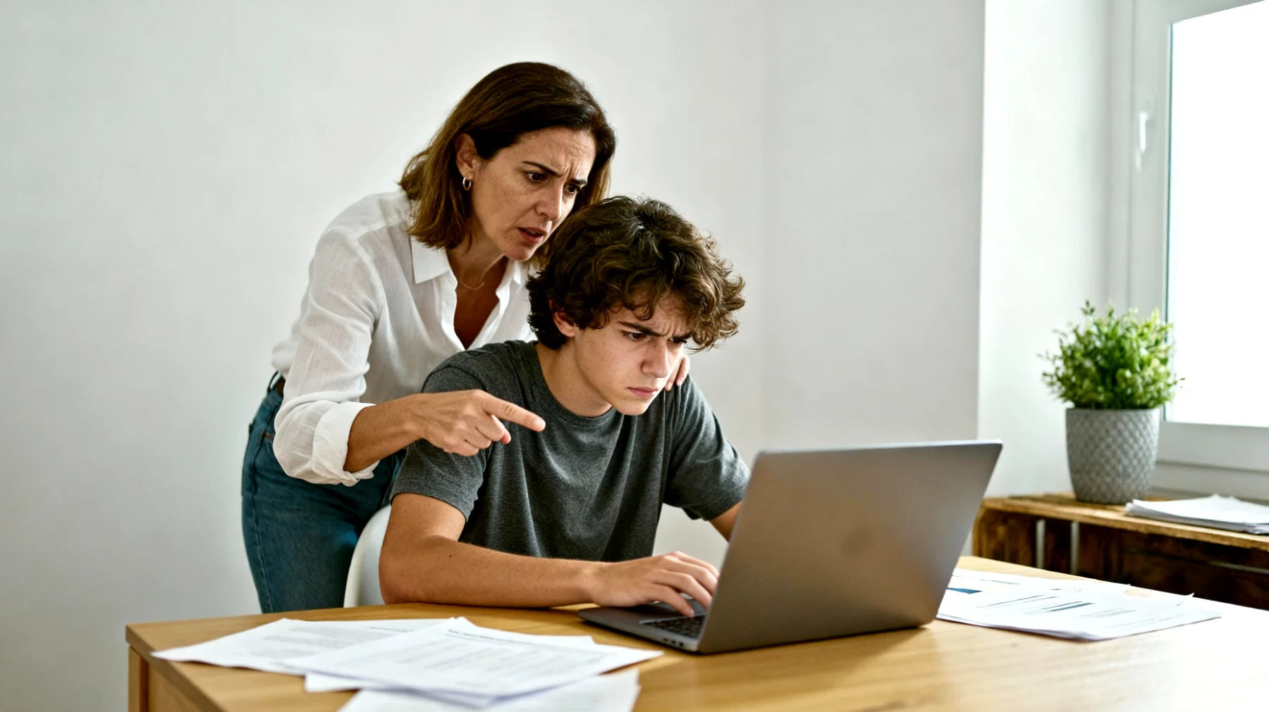 Genitori che faticano a lasciare autonomia ai figli giovani adulti, continuando a gestire aspetti della loro vita (scelte lavorative, relazioni, finanze) per paura che non siano pronti o che possano sbagliare, creando dipendenza e frustrazione reciproca"