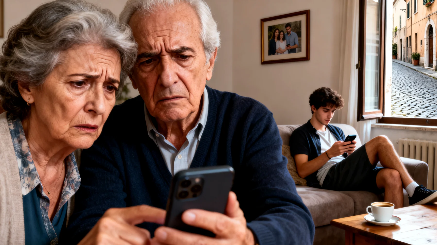I nonni faticano a comprendere e gestire l'uso che i nipoti giovani adulti fanno dei social media, preoccupandosi per la loro reputazione online, la condivisione eccessiva di informazioni personali e i potenziali rischi legati a contenuti inappropriati o relazioni virtuali poco trasparenti"