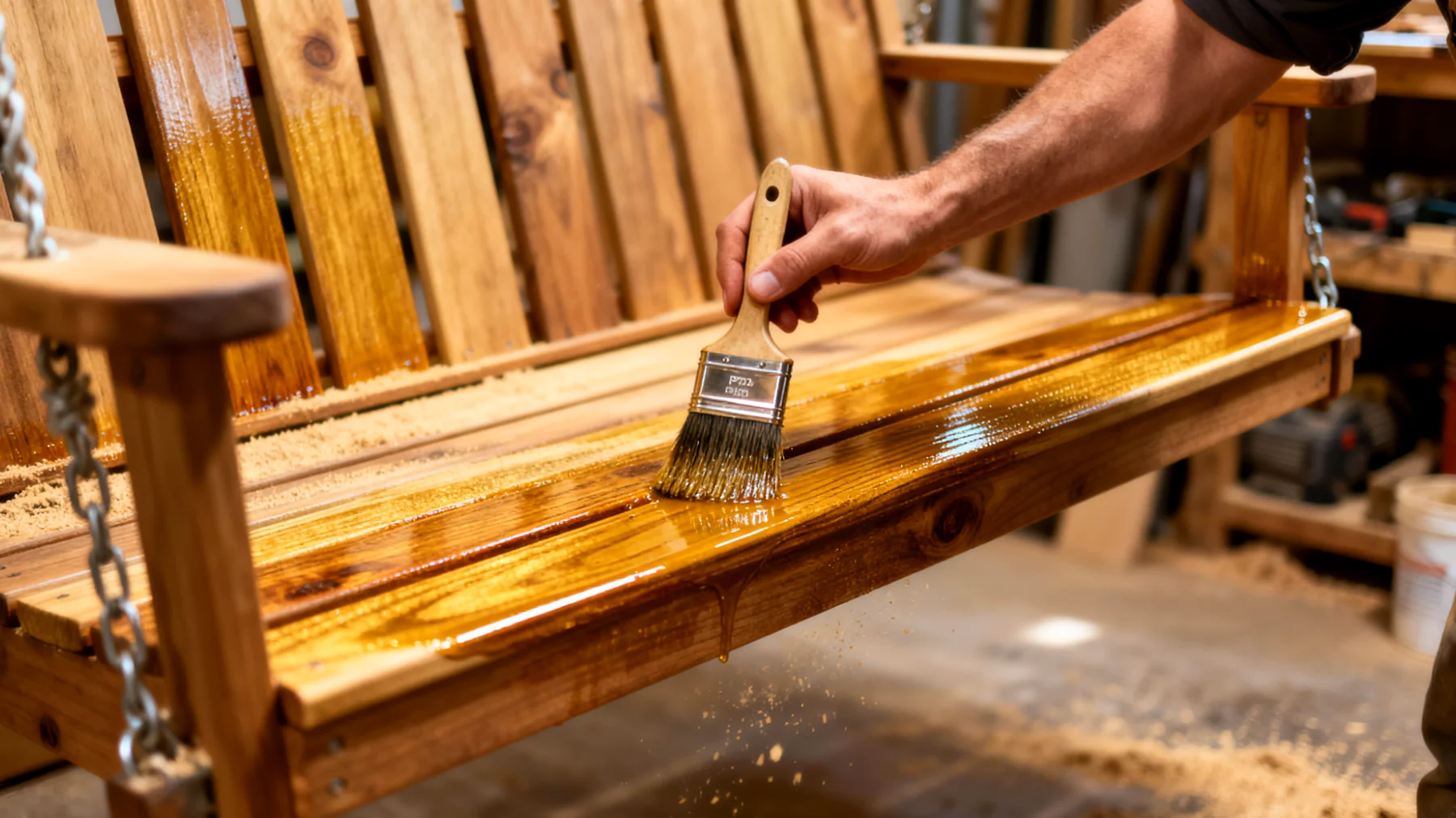 Dondolo da giardino"