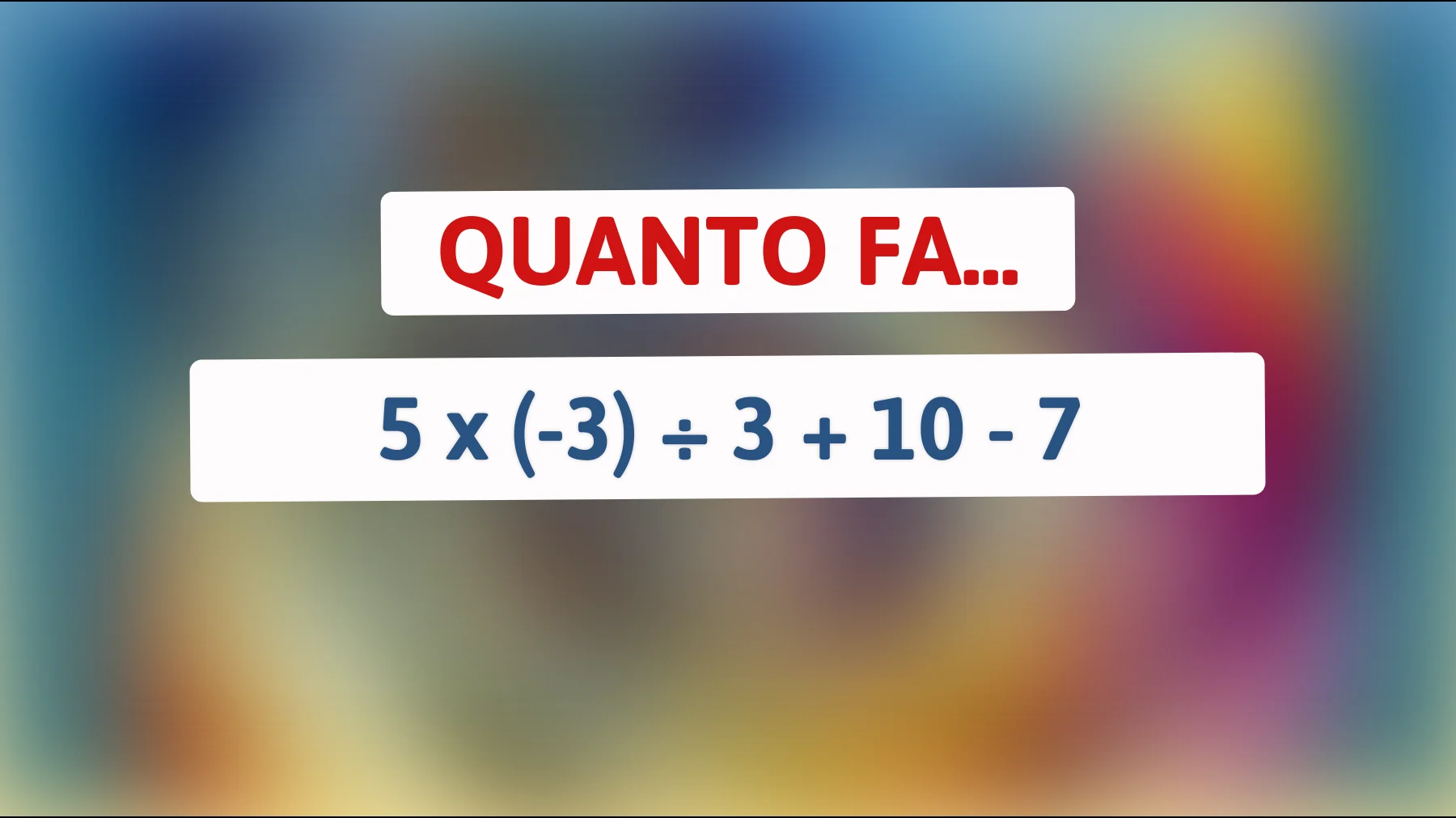 Scopri il misterioso segreto dietro la semplice equazione che solo un genio riesce a risolvere! Sei all'altezza della sfida?"